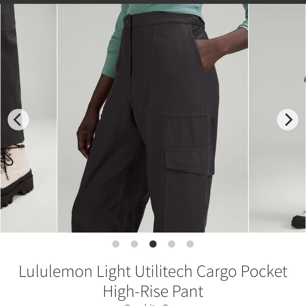 Lululemon ligtn utilitech cargo pocket high rise